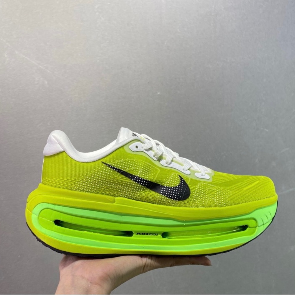 Nike Vomero Premium Men’s Athletic Shoes Neon Yellow with Black Swoosh - Picture 9 of 9